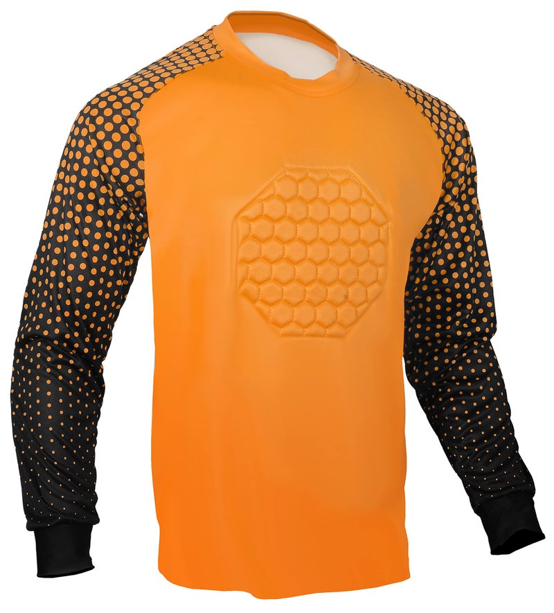 Total Soccer Factory Soccer Goalie Shirt (Orange, Youth Medium) - Image 1